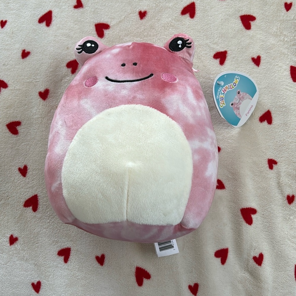 fanina pink frog squishmallow